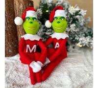 Peluche Grinch De Noël 32cm Décoration De Poupée En Peluche Grinch