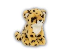 peluche guépard de 15 cm jaune noir