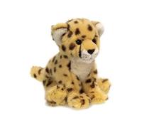 peluche guépard de 19 cm jaune noir