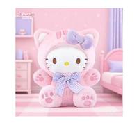 Peluche Hello Kitty Rose, Sanrio Chat Doux Hiver, Peluche Hello Kitty pour Fille