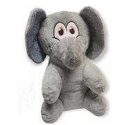 Flamingo Pet Products - Peluche Henny Éléphant Couleur Gris. Hauteur 38 cm. Jouet pour Chien.