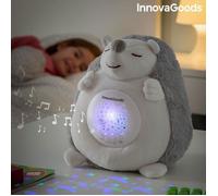 InnovaGoods – Hérisson en peluche Spikey – Bruit blanc et veilleuse