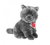 Peluche - HERMANN TEDDY - Chat Chartreux - 20 cm - Gris - Pour enfants à partir de 3 ans