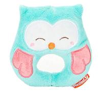 Peluche hibou avec hochet en peluche
