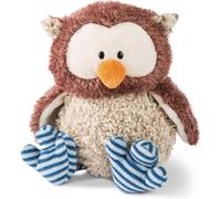 Peluche Hibou Oscar Avec Tête Pivotante 35Cm