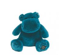 Histoire d'Ours – Peluche Hippo – Bleu canard – 25 cm