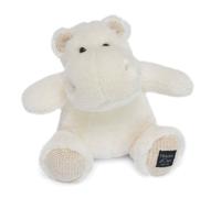Histoire d'Ours Peluche Hip'Chic Hippopotame 25 cm Ivoire, douce et mignonne