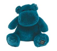 Peluche hippo hip chic bleu 25 cm