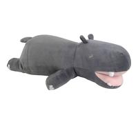 Peluche Hippo L'hippopotame Gris, Rose TU