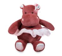 HISTOIRE D'OURS - Peluche Hippopotame - Hippo Tutu - Terracotta - 22 Cm - Peluche Douce et Mignonne pour les Calins - Idée Cadeau de Naissance et Anniversaire pour Fille - L'HIPPO - HO3174