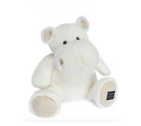 Histoire d'Ours - Peluche Hippopotame - Hip'Chic - Ivoire - 40 Cm - Grande Peluche Douce et Mignonne pour les Calins - Idée Cadeau de Naissance et Anniversaire pour Enfants - L'HIPPO - HO3091