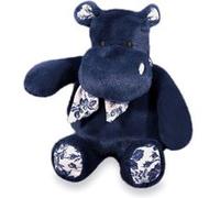Peluche hippopotame bandana marine - 22CM Bleu marine Histoire d'ours Bleu G
