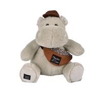 Peluche Hippopotame HELLO BROOK beige (20 cm)
