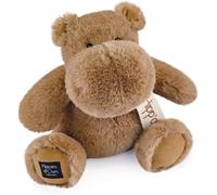 Peluche Hippopotame-Hippo-Chocolat Chaud-25 Cm-Peluche Douce Et Mignonne Pour Les Calins-Idée Cadeau De Naissance Et Anniversaire Pour Fille Et Garçon-L'Hippo-Ho3203