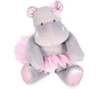 Peluche hippopotame tutu rose - 22CM Gris et rose Histoire d'ours G