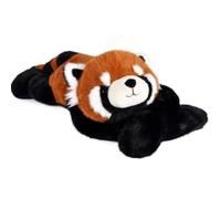 Peluche - HISTOIRE D OURS - Podcoll - Panda roux - Lestée 75 cm - Yeux en billes