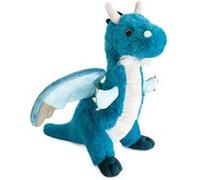Histoire d'Ours Peluche Grégoire le Dragon Les Fantastiques Vert Émeraude 30 cm