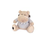 Peluche Histoire d'Ours Hippo avec sweat Gris Beige