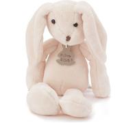 Histoire d'Ours – Peluche lapin Sweety Beige 22 cm, longues jambes et oreilles douces, boîte cadeau