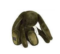 HISTOIRE D'OURS - Peluche Lapin - Collection LE LAPIN - Couleur Kaki - Compagnon Douceur et Câlins Infinis - 32 cm - Idée Cadeau Inoubliable Pour Petits et Grands Enfants - HO3252