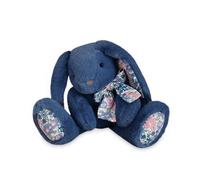 HISTOIRE D'OURS - Peluche Lapin Bleu - 25 Cm - Collection Copains Câlins - avec Boîte Cadeau - Doudou Tout Doux - Idée Cadeau de Naissance et Anniversaire Filles et Garçons - HO3120