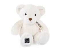 Histoire d'Ours - Peluche Ours - Le Nounours - Blanc - 28 cm - Peluche Super Douce à Caliner pour les Enfants Filles et Garçons - Idée Cadeau de Naissance Bébé, Noël et Anniversaire - HO3220