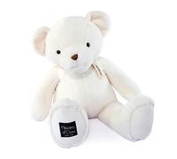 Histoire d'Ours - Peluche Géante Ours - Le Nounours - Blanc - 75 cm - Très Grande Peluche Super Douce à Caliner pour les Enfants - Idée Cadeau de Naissance Bébé, Noël et Anniversaire - HO3222