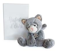 Peluche Histoire d'Ours Sweety Mousse Chat 25 cm Gris Gris G