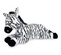 Peluche Histoire d'Ours Zéphir Le Zèbre 50 cm Blanc et Noir Blanc et Noir G