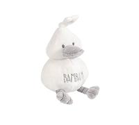 Peluche hochet canard gris gris TU