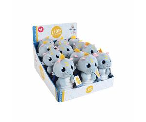 Peluche hochet Jemini Leon Le Dragon Bleu 17 cm