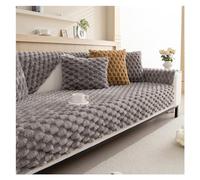 Peluche Housse de Canapé d'angle Convertible Beige/Gris /Noir Velours Couvre Canapé, Matelassé Couverture De Canapé 1/2/3/4 Places en Forme de L Universelle Antidérapante ( Color : #18 , Size : 90x160