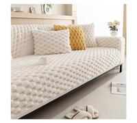 Peluche Housse de Canapé d'angle Convertible Beige/Gris /Noir Velours Couvre Canapé, Matelassé Couverture De Canapé 1/2/3/4 Places en Forme de L Universelle Antidérapante ( Color : #19 , Size : 90x160