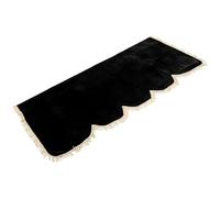 Peluche Housse de Clavier de Piano Électrique 88 Touches Noire | Protection Anti Éclaboussures, Entretien Facile, Toucher Doux et Texture Fine, pour Studio Musical et Maison