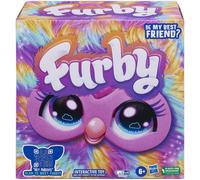 Furby Tie Dye, 15 accessoires de mode, jouets interactifs en peluche pour filles et garçons de 6 ans, animatronique à activation vocale