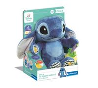 Clementoni | Disney Baby Stitch Peluche Musicale 0-36 Mois | Sons de Stitch, Musique & Berceuses Douces | Hochet Ananas Amovible | 2 Modes Jeu & Détente | Éveil Sensoriel | Jouet Sonore Bébé