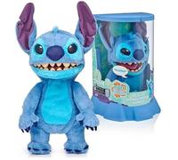 Disney Peluche électronique Stitch Puppetronic Real FX 45 cm – 100+ actions et réactions – 6 ans+