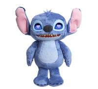 Just Play Peluche Stitch Interactive de Disney mesurant 34,3 cm de Haut, Plus de 50 Sons et Expressions, Yeux LCD expressifs, Jouets pour Enfants de 3 Ans et Plus