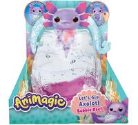Goliath Animagic With Soft And Luminous Elastic Electronic Axolotl Interactive Pet 20x16x23 Cm Aquarium Multicolore