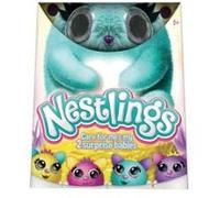 Nestlings peluche interactive Goliath Bleu + 2 bébés +5 ans Neuve