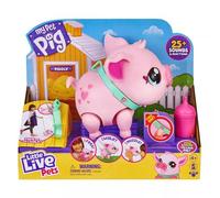 Jouet interactif - MOOSE TOYS - Little Live Pets Cochon rose - A partir de 5 ans - Piles incluses