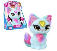 GPToys Peluche interactive MISTIE SECRETS MY0003 Cœur magique lumineux Parle français Bleu