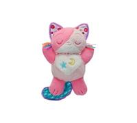 VTech - Mon Chaton Douce Nuit Rose - Peluche Qui Respire et Ronronne, Veilleuse Bébé Musicale et Lumineuse - Peluche Respirante - Doudou Bruits Blancs Bébé - Cadeau Nouveau-Né - Contenu en Français