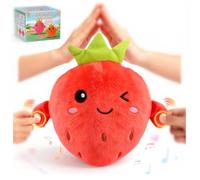 Peluche Interactive Musicale avec Capteur,Musical Peluche en Forme Fruit | Jouet Sensoriel Tactile pour Bébés Tout-Petits,L'éveil Précoce Et Le Renforcement Des Liens Parent-Enfant,Cadeau Anniversaire