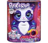 Peluche interactive PEEK-A-ROO Maman Panda et Bébé - Plus de 150 Effets Sonores & Actions - 3 modes de jeu