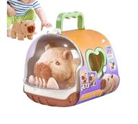 Peluche interactive - Peluche 23,5 x 16 x 22 cm | Mignon puush avec fonction sonore, matériau doux, maison, voyage, salle de jeux, colocataire, filles et garçons, jouet doux en menuisier | Kindergart