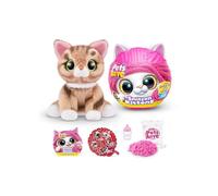 Peluche interactive - PETS ALIVE - Smitten Kittens Surprise - Ginger - Nourrissable - 5 surprises