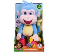 Dora Lighters Peluche interactive Babouche – singe 35 cm, 2 chansons, 9 répliques, banane – 3 ans+