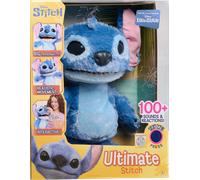 Just Play Peluche Stitch Interactive de Disney de 43 cm de Haut, Plus de 100 Sons et réactions, Un Stitch Plus Vrai Que Nature, Jouet pour Enfants de 3 Ans et Plus