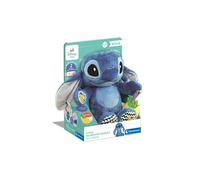 Clementoni | Disney Baby Stitch Peluche Musicale 0-36 Mois | Sons de Stitch, Musique & Berceuses Douces | Hochet Ananas Amovible | 2 Modes Jeu & Détente | Éveil Sensoriel | Jouet Sonore Bébé